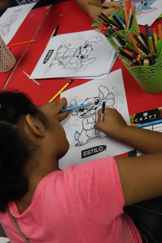 Momento del proyecto Pintando Mis Sueños 48