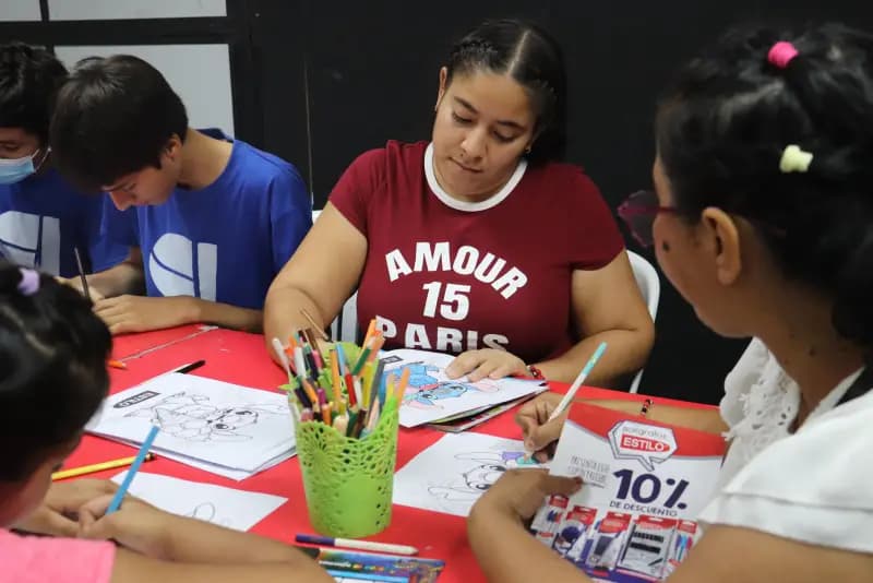 Momento del proyecto Pintando Mis Sueños 49
